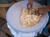 Straining Pounded Arrowroot